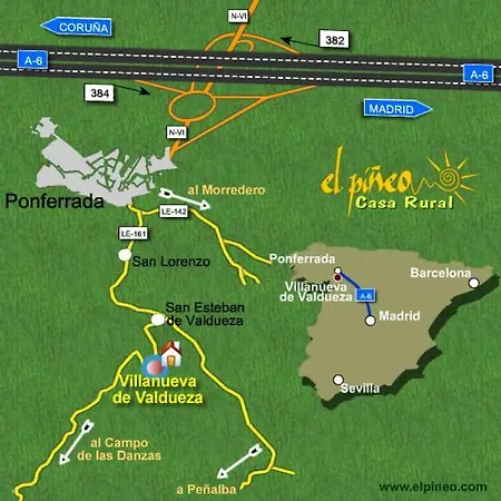 El Pineo Landhaus Villanueva de Valdueza